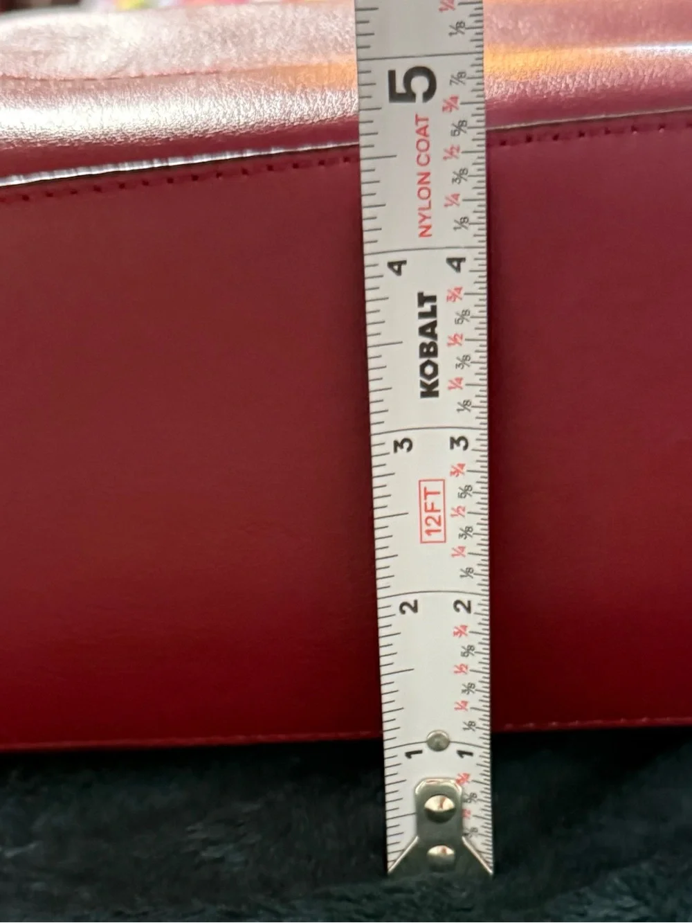 Coach structured leather